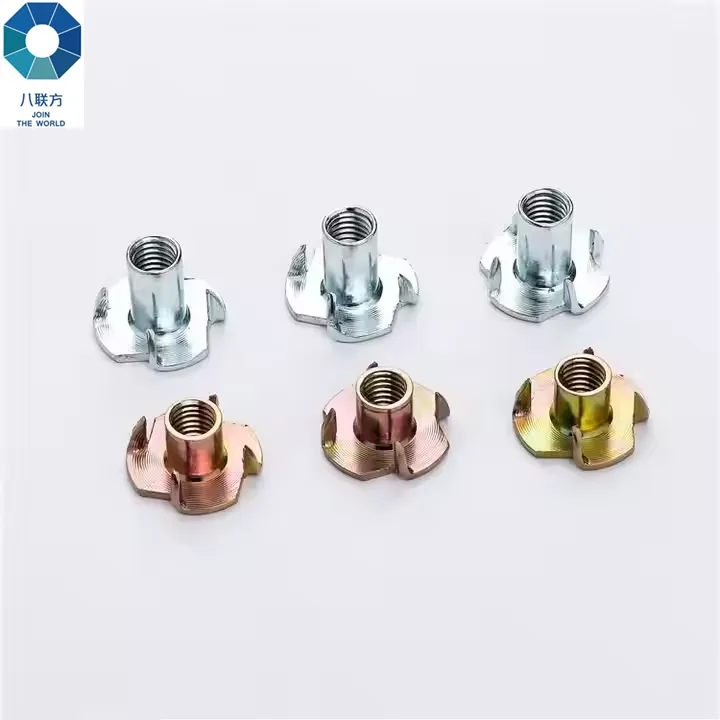 Stainless Steel 4 Prong Tee Nuts