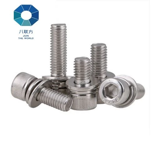 Zine-plated Hexagon Socket-head Sem Screw