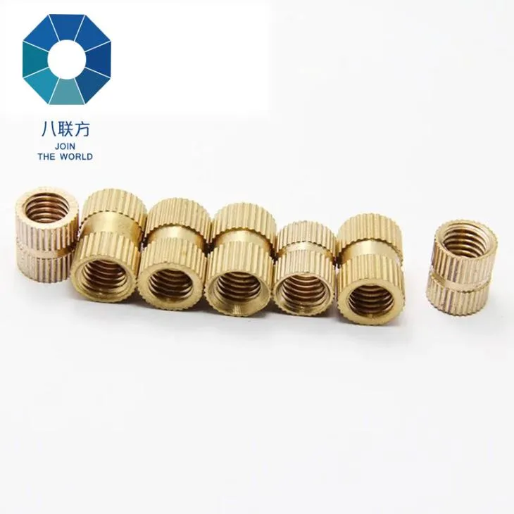 Knurled Nuts Brass M1.4